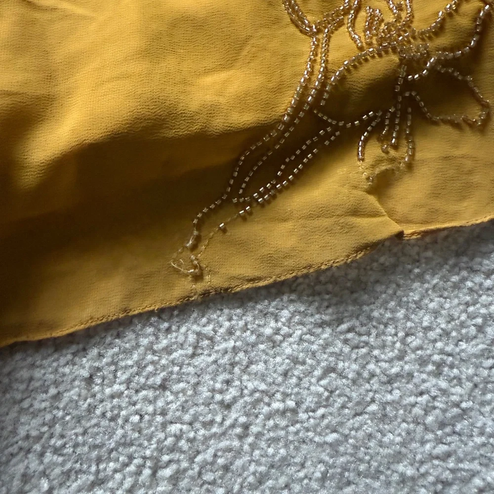 House of CB Rosalia Beaded Georgette Gown - Picture 7 of 10